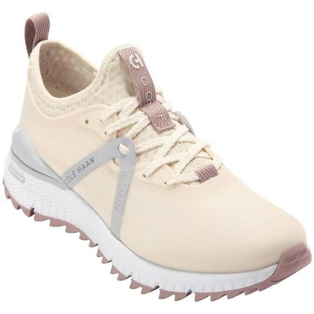 Cole Haan Women's 10.5 Zerogrand Overtake Water Resistant Golf Sneakers White